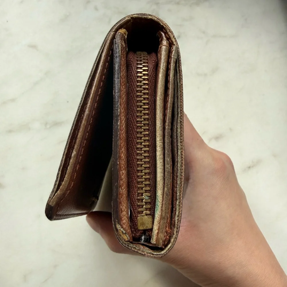 Louis Vuitton Monogram Porte Monnaie Tresor Wallet